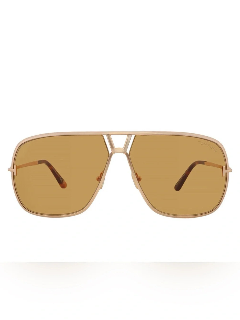 Tom Ford Gold Frame Sunglasses with Brown Gradient Lenses